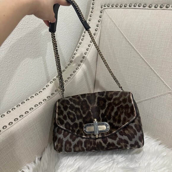 Bally Horsehair Leopard-Pattern Bag - Picture 13 of 15